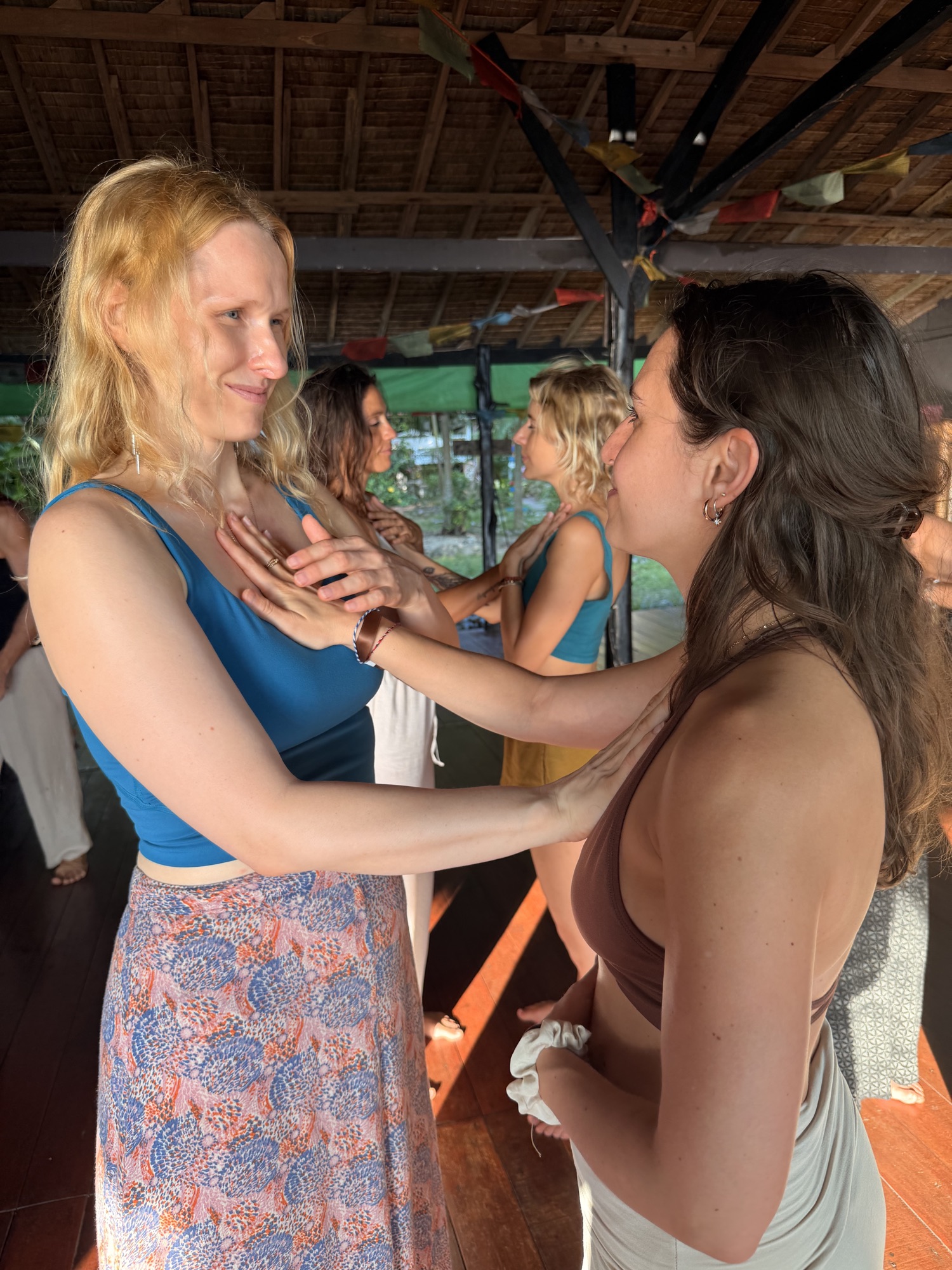 Eye-gazing exercise - human connection